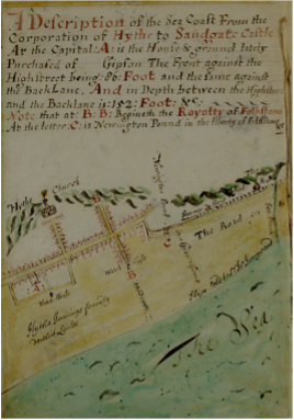 Inside Page showing folkestone landfall